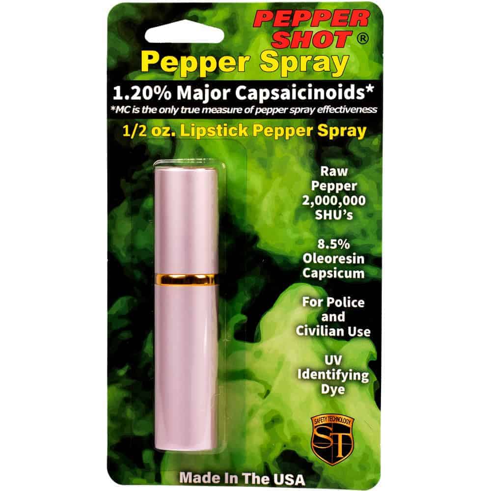 Pepper Shot 1.2% MC 1/2 oz Lipstick Pepper Spray - Image 7