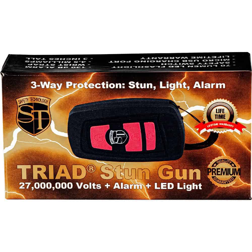 Triad 27,000,000V Stun Gun with 130dB Alarm and 70-Lumen Flashlight - Image 8