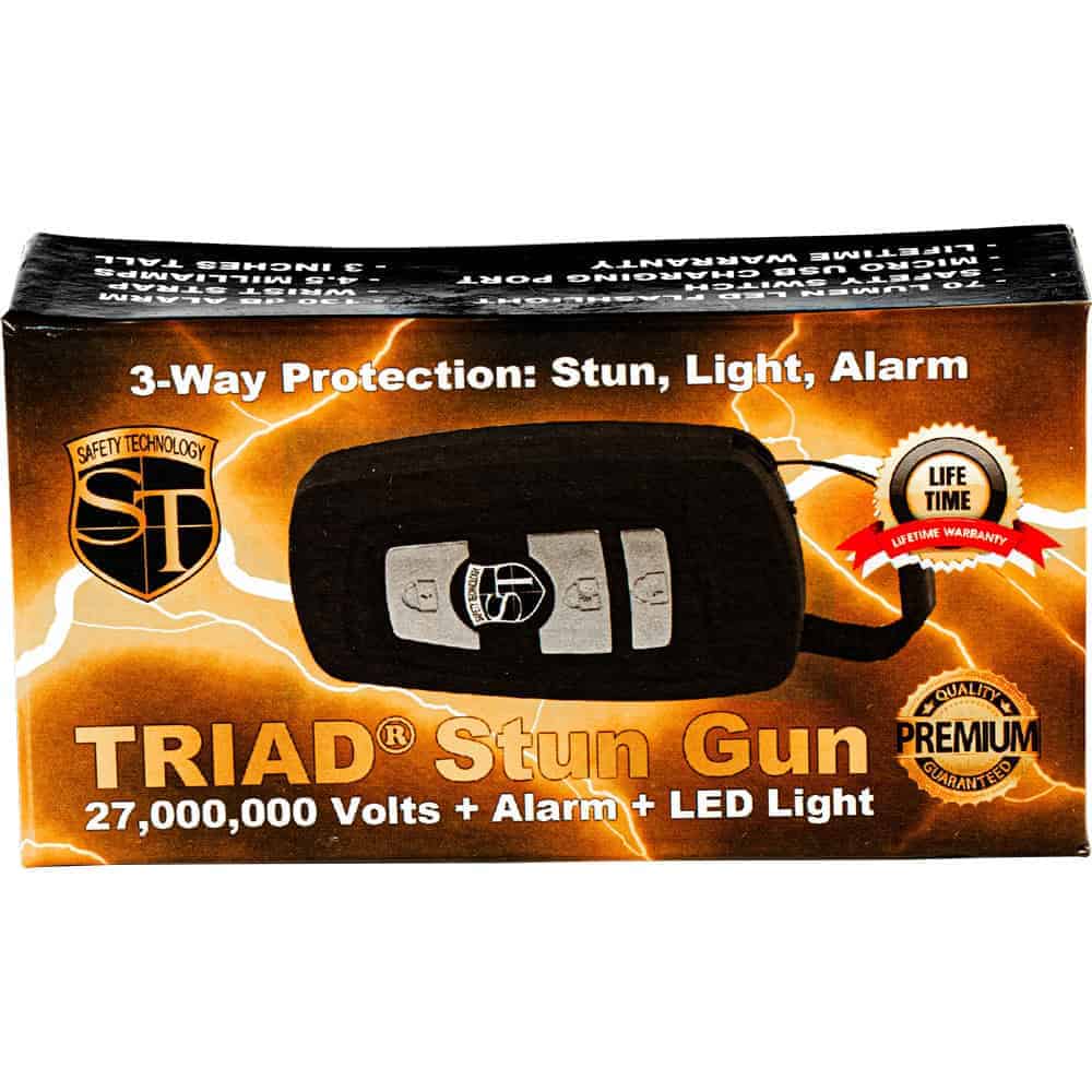 Triad 27,000,000V Stun Gun with 130dB Alarm and 70-Lumen Flashlight - Image 4